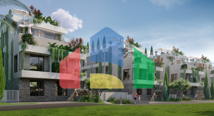 Пентхаус с приватной террасой на крыше рядом с Порто Монтенегро, Тиват