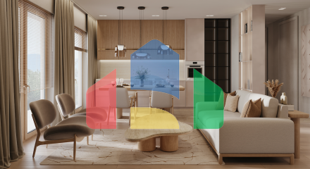 Пентхаус с приватной террасой на крыше рядом с Порто Монтенегро, Тиват