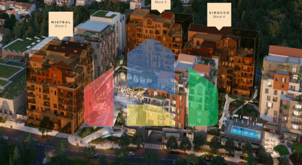 Студия в Porto Montenegro, Тиват