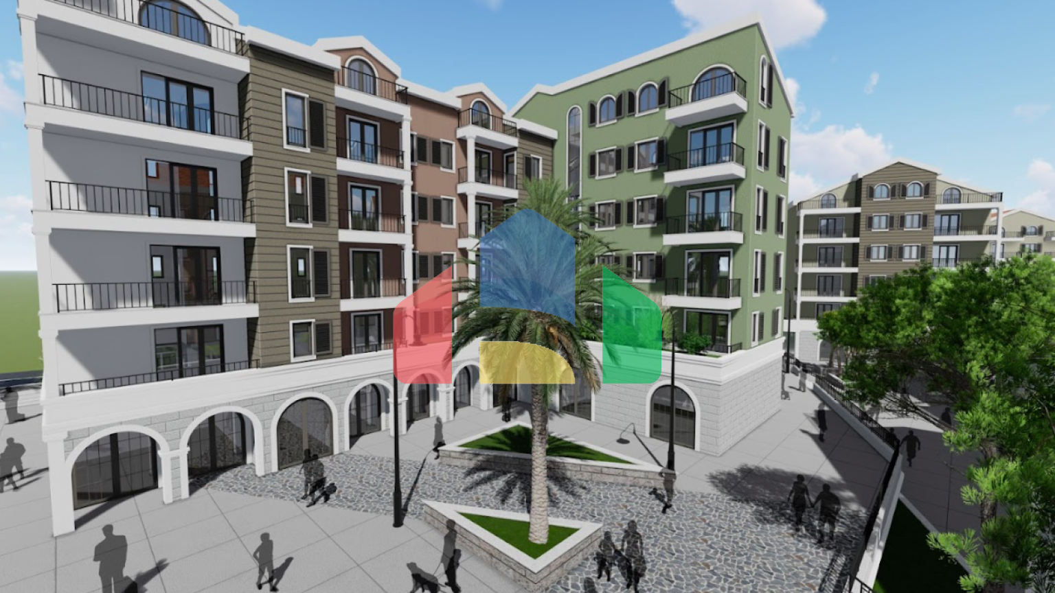 Студия в новостройке в  Тивате по минимальной цене от €104 025