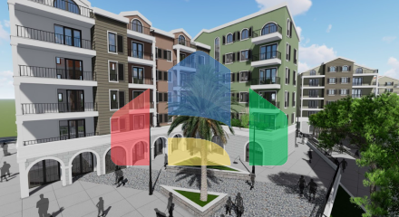 Студия в новостройке в  Тивате по минимальной цене от €104 025