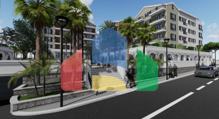 Квартира 1+1 в Тивате в новом ЖК, продажа от застройщика