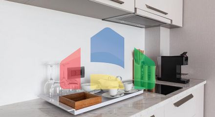 Роскошные апартаменты 44 м² с видом на море в Радовичах