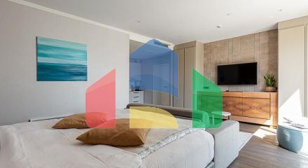 Роскошные апартаменты 44 м² с видом на море в Радовичах