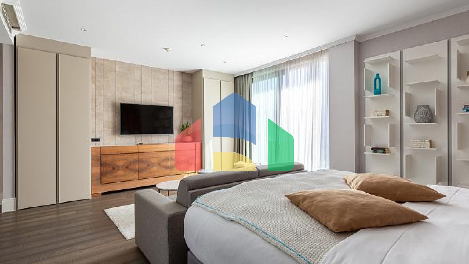 Роскошные апартаменты 44 м² с видом на море в Радовичах