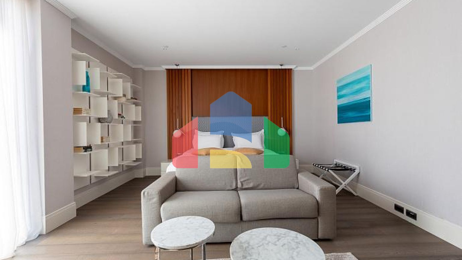 Роскошные апартаменты 44 м² с видом на море в Радовичах