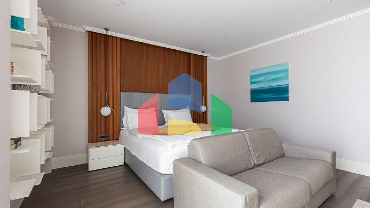 Роскошные апартаменты 44 м² с видом на море в Радовичах