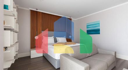 Роскошные апартаменты 44 м² с видом на море в Радовичах