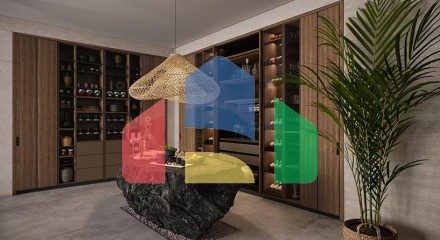 Villa with a unique view of the sea and Porto Montenegro