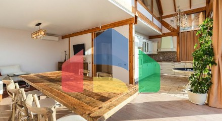 Contemporary Half-Timbered Home in Tivat Hill