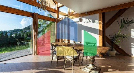 Contemporary Half-Timbered Home in Tivat Hill