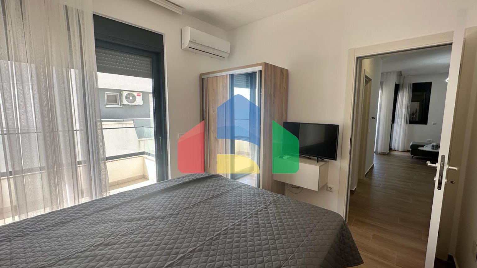 Квартира с 1 спальней в Ульцине, Пинеш с видом на море.