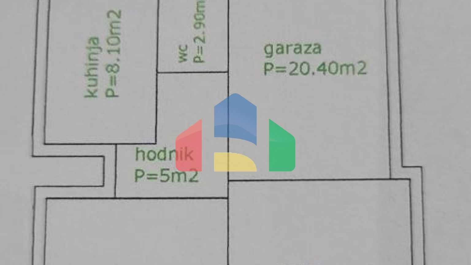 Трёхэтажная вилла на первой линии, Хладна Увала