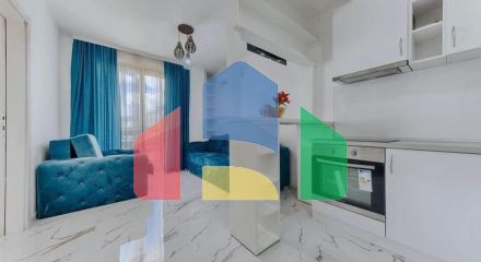 One-bedroom apartment in a complex with a swimming pool near the sea is offered for sale.