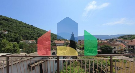 A spacious house with a large yard in Zelenika