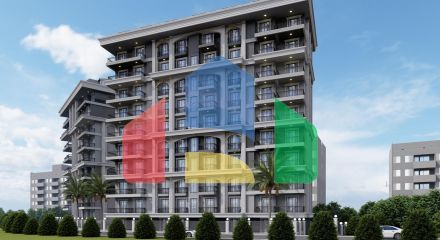 Apartments in a complex, Alanya
