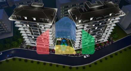 Квартиры в комплексе, Аланья