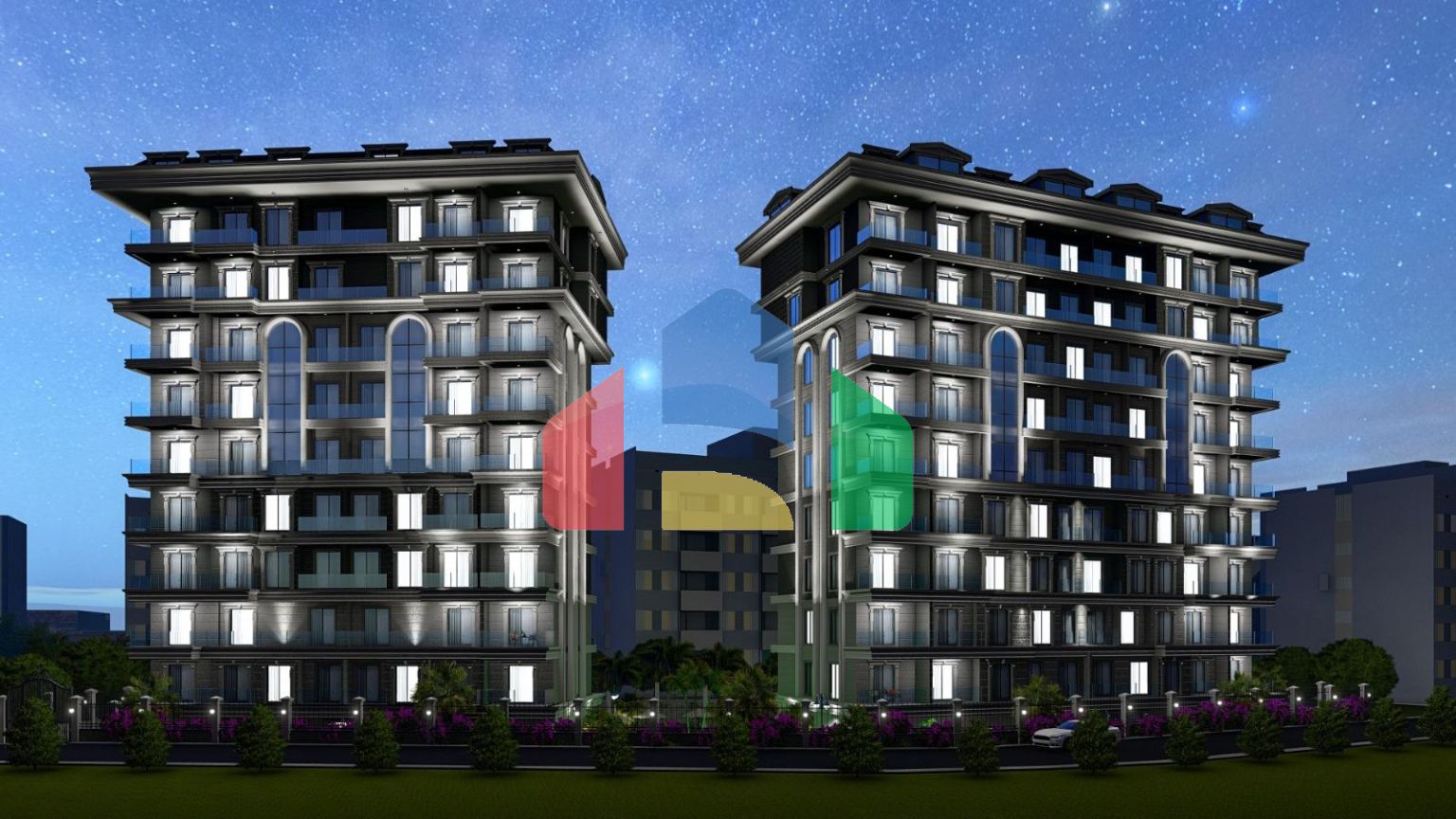 Квартиры в комплексе, Аланья