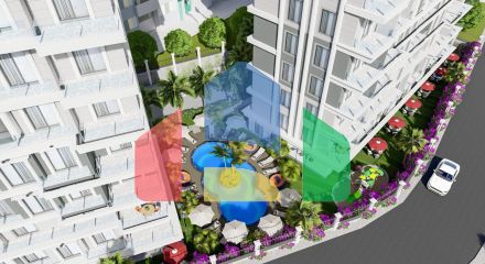 Квартиры в комплексе, Аланья