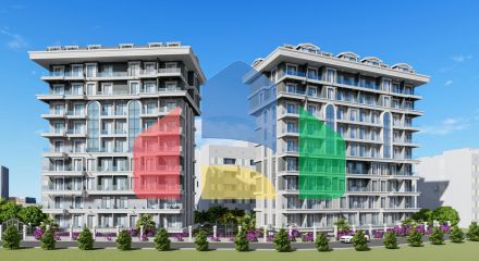 Квартиры в комплексе, Аланья