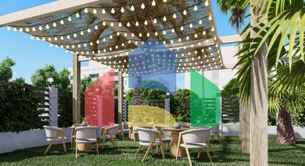 Apartments in a complex, Alanya 300 meters from the sea