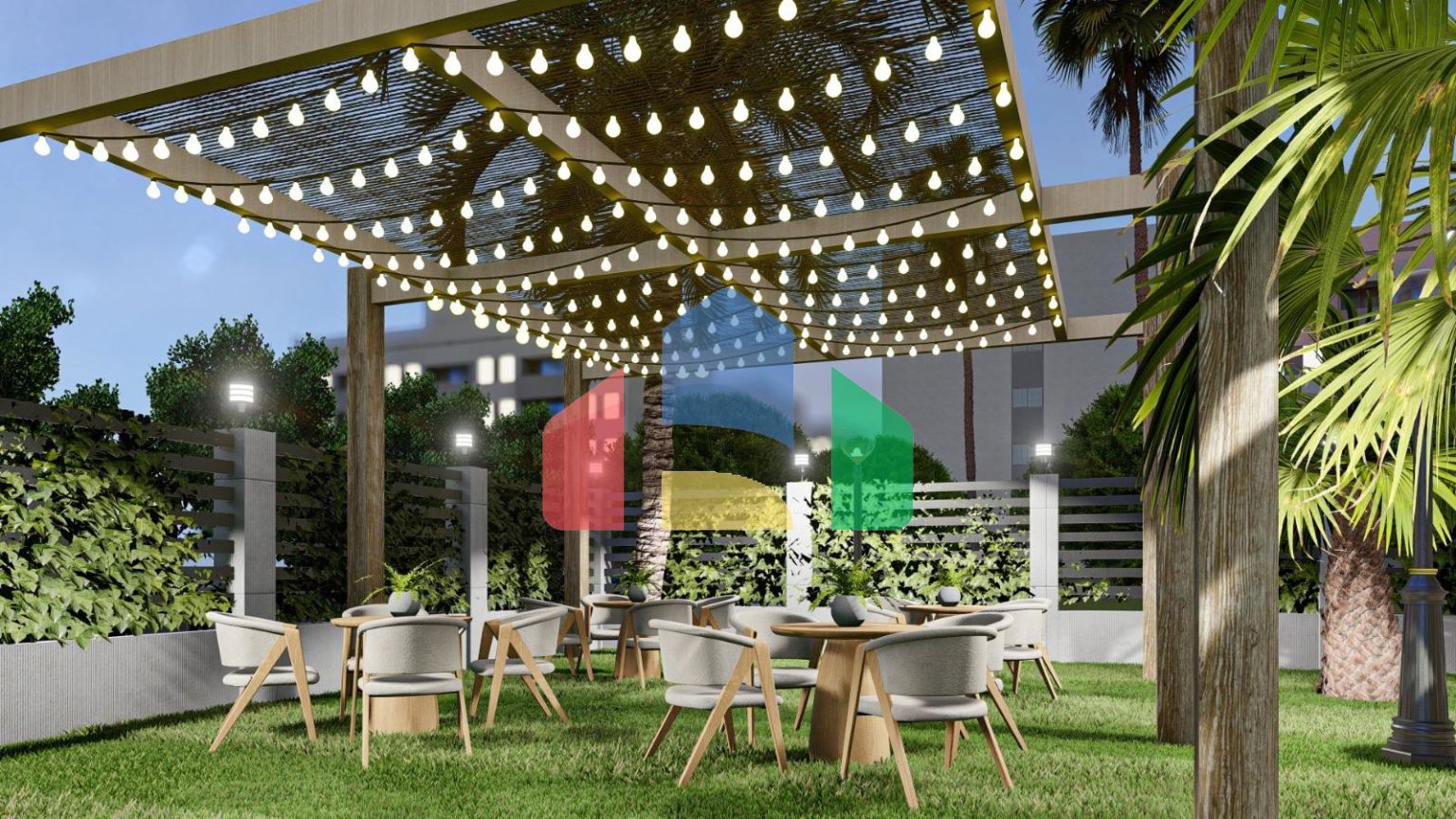 Квартиры в комплексе, Аланья 300 метров от моря