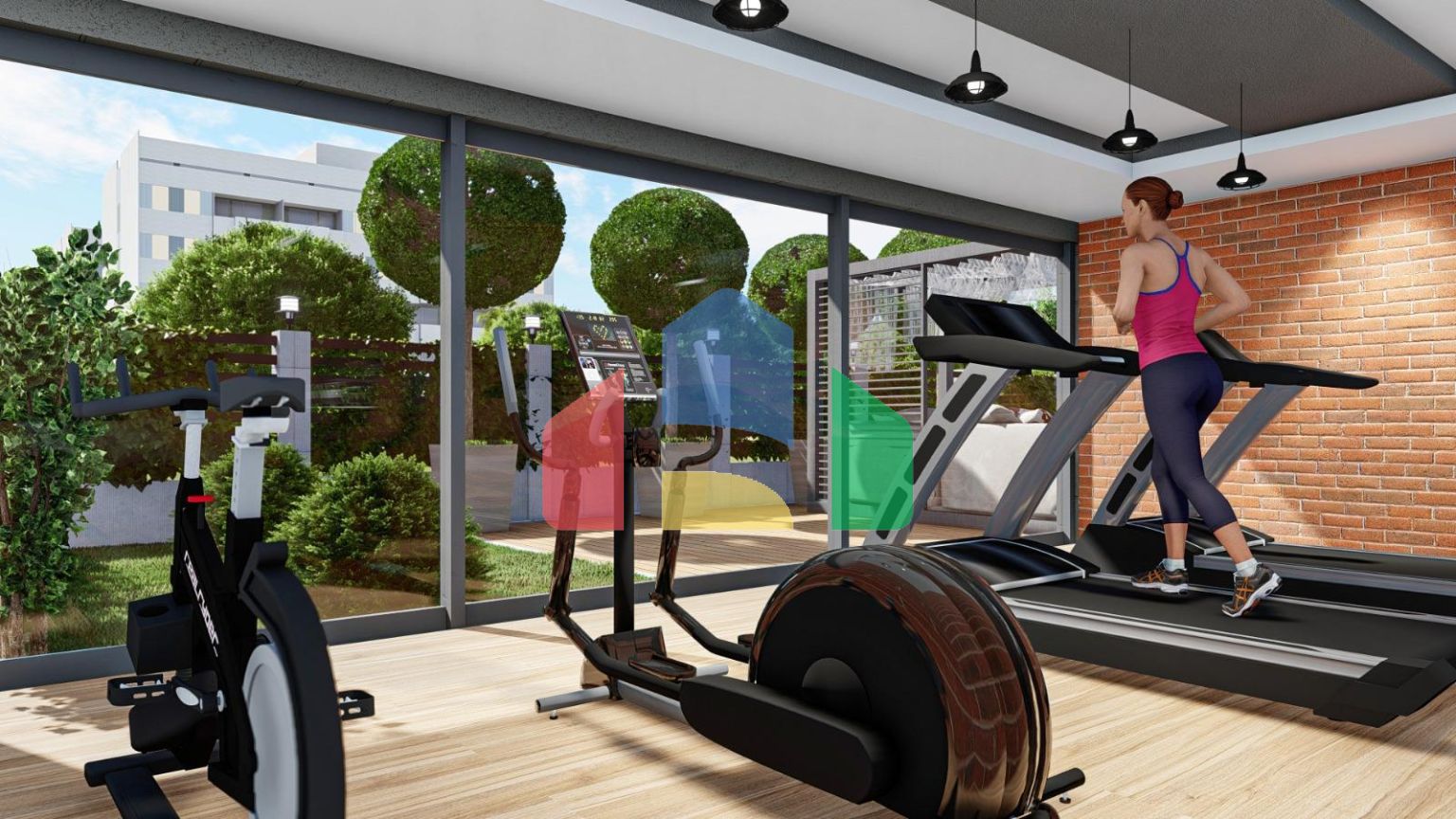 Квартиры в комплексе, Аланья 300 метров от моря