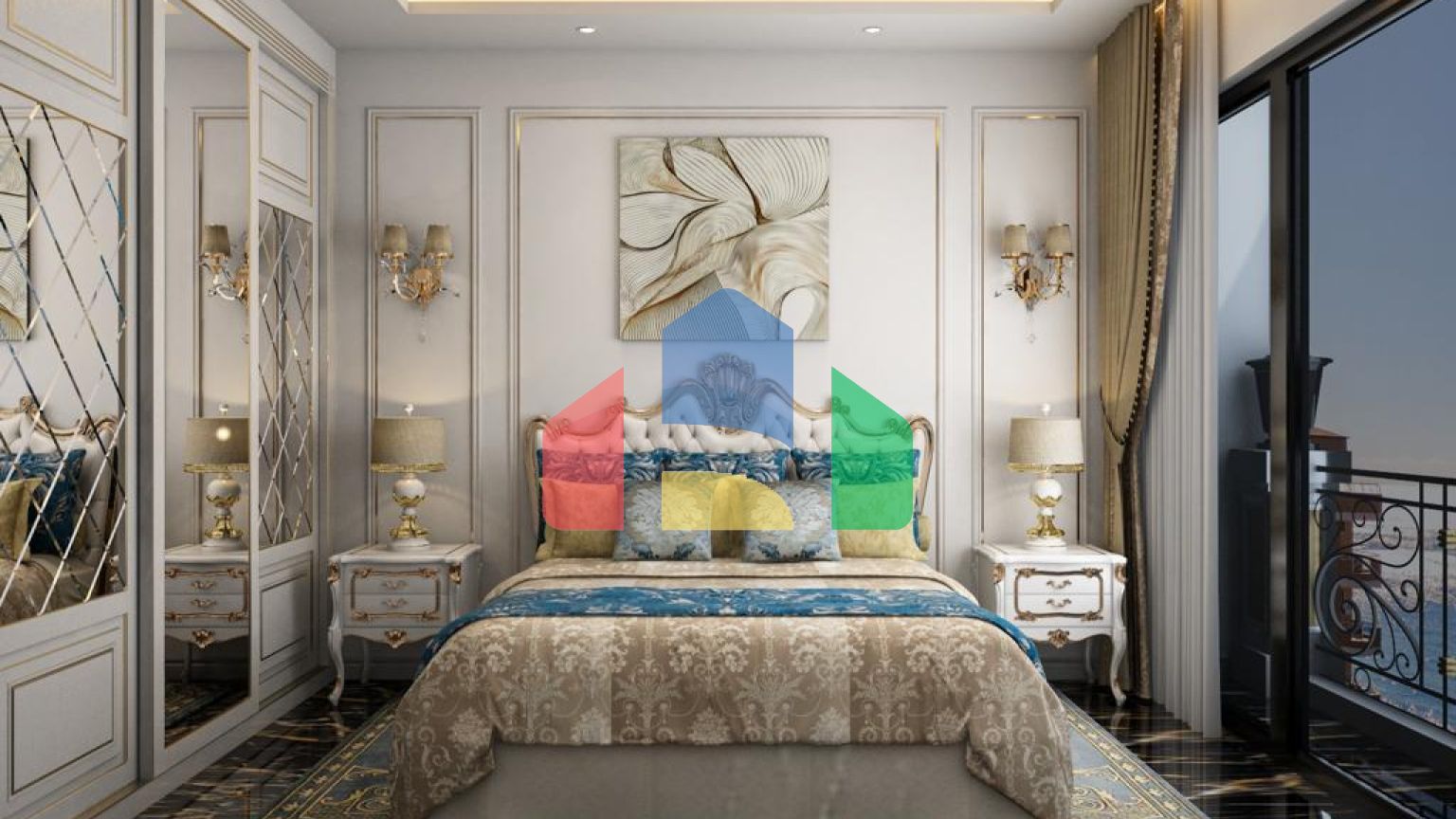 Квартиры в комплексе, Аланья 300 метров от моря