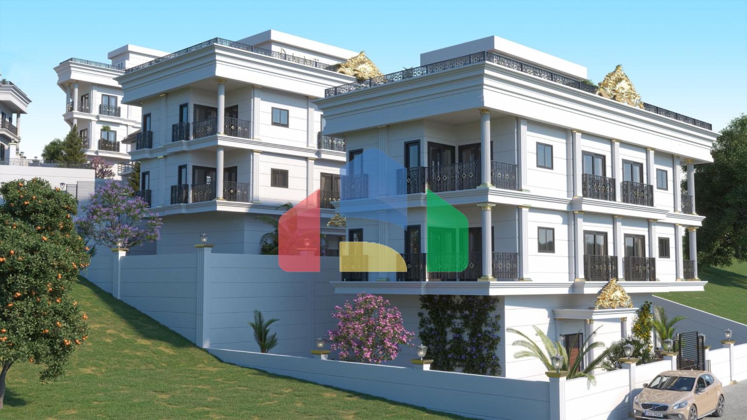 Квартиры в комплексе Клеопатра, Аланья