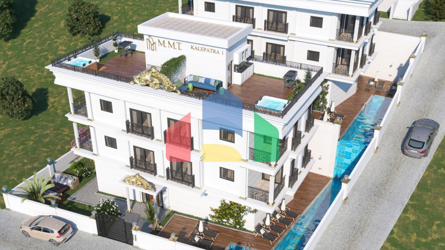 Квартиры в комплексе Клеопатра, Аланья