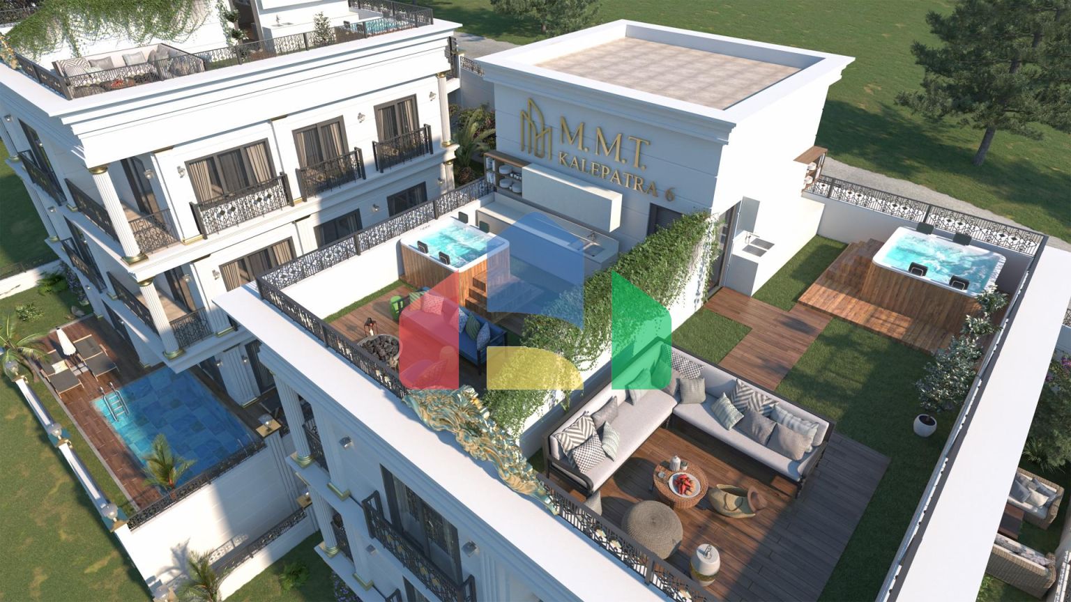 Квартиры в комплексе Клеопатра, Аланья