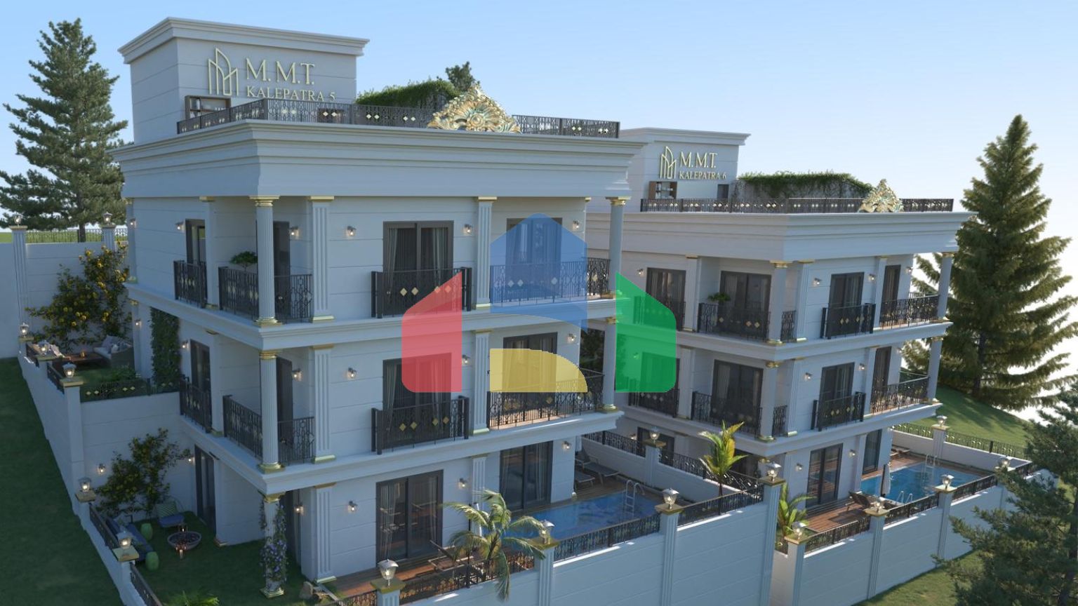 Квартиры в комплексе Клеопатра, Аланья