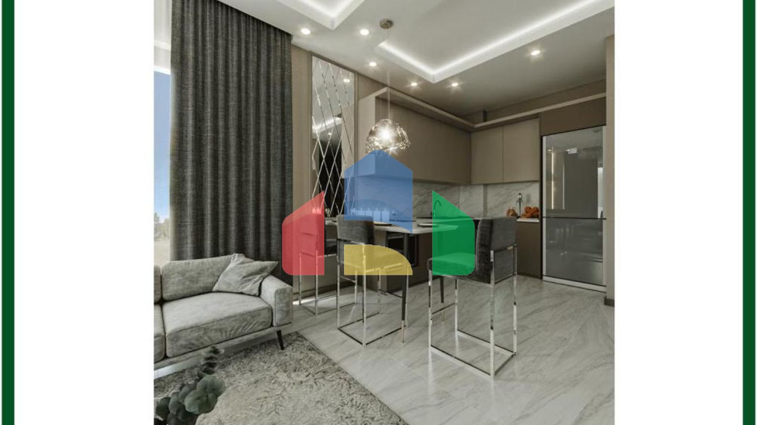 Квартиры в районе Кызларпынары, Аланья