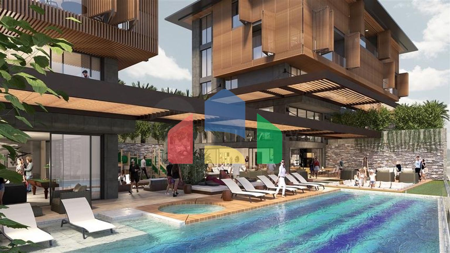 Новый жилой комплекс в центре города