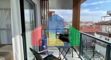 1+1 apartment in the center of Alanya in a new building