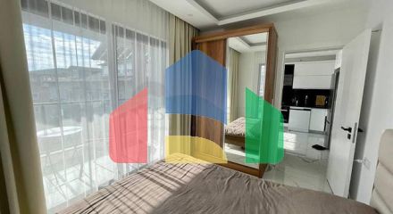 1+1 apartment in the center of Alanya in a new building