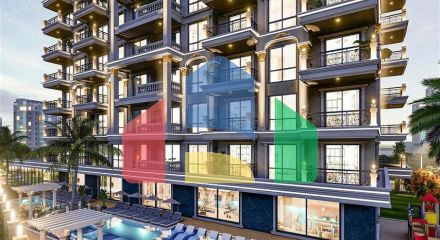 Жилой комплекс с инфраструктурой в центре Алании