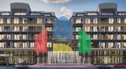 A project with hotel infrastructure within walking distance to Cleopatra beach