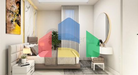 Новый проект районе пляжа Клеопатра в 200 м от моря