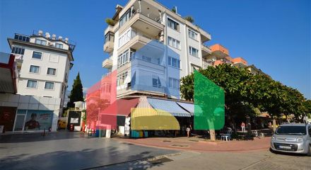 2+1 apartment 100 meters from the main beach of the city on Cleopatra