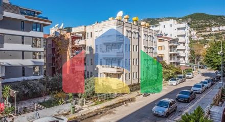 Квартира планировкой 1+1 в самом центре Алании