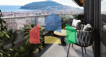 1+1 apartment in a new residential complex in the center of Alanya