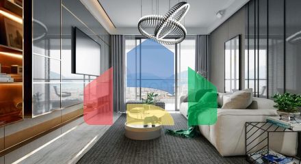 1+1 apartment in a new residential complex in the center of Alanya