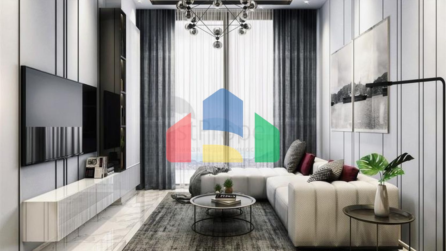 Квартира 1+1 в новом жилом комплексе в центре Алании