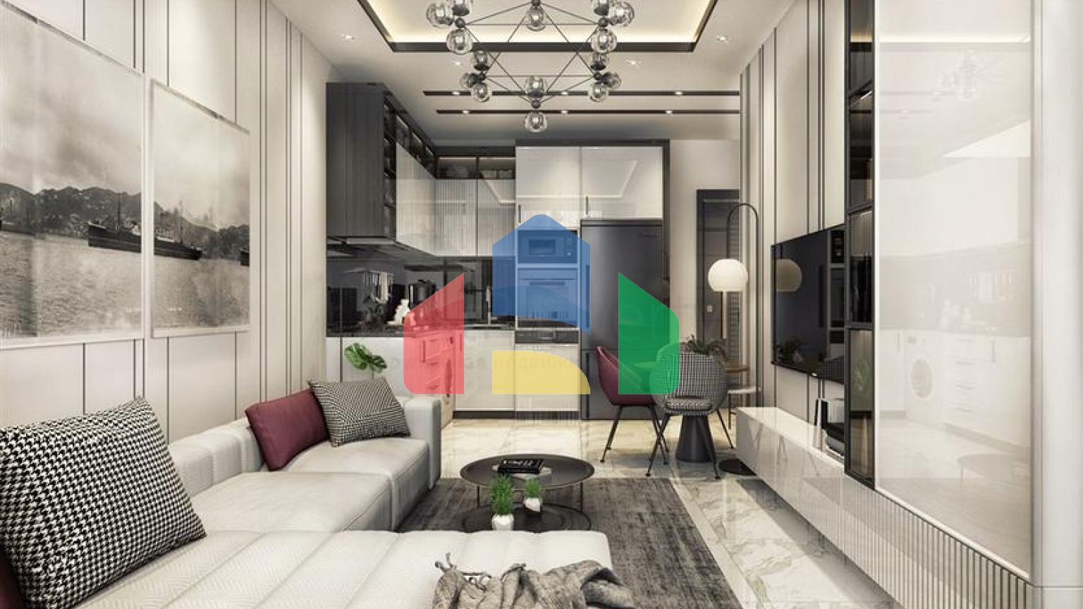 Квартира 1+1 в новом жилом комплексе в центре Алании