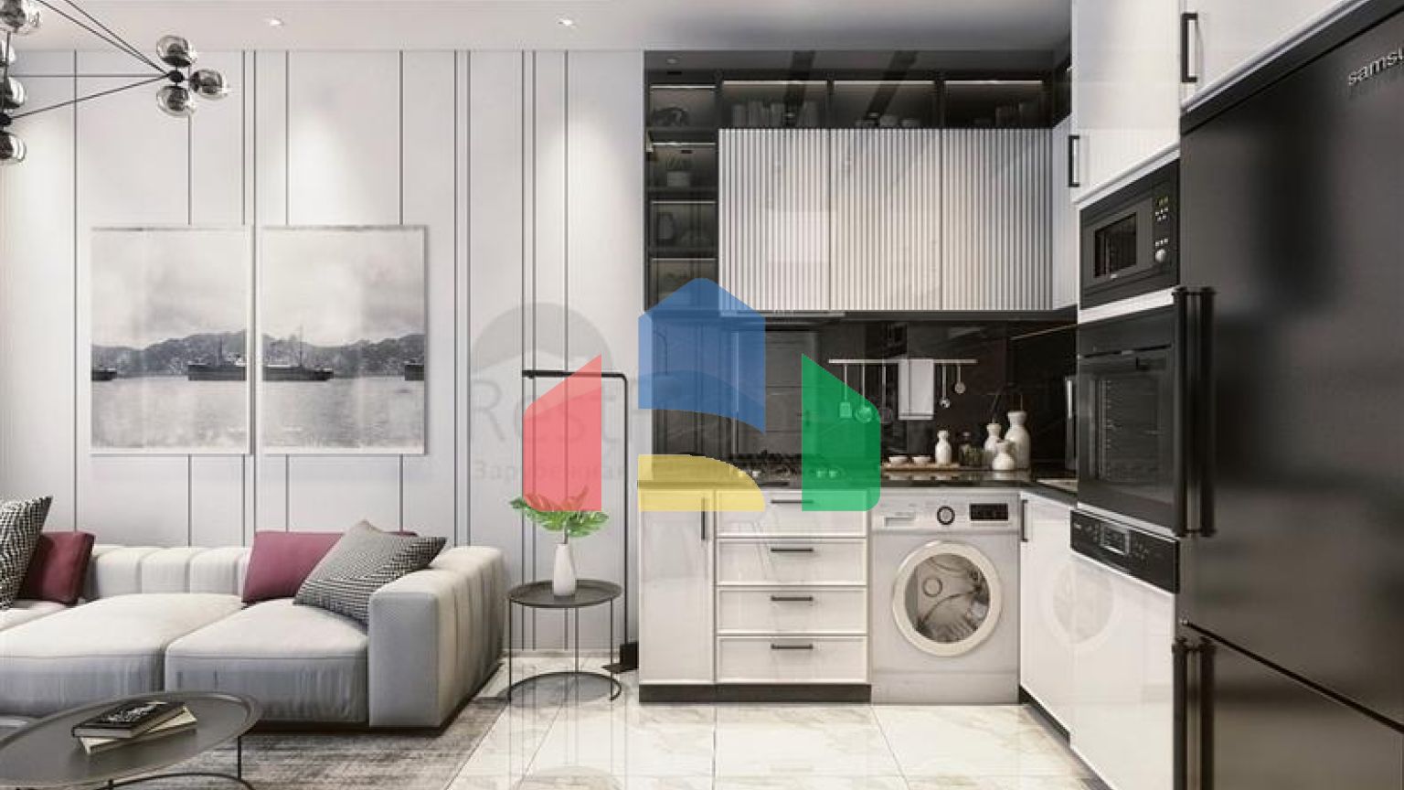 Квартира 1+1 в новом жилом комплексе в центре Алании