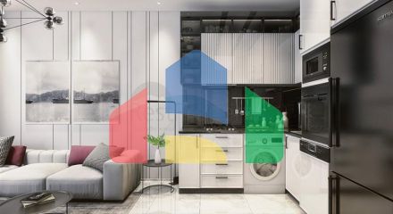 Квартира 1+1 в новом жилом комплексе в центре Алании