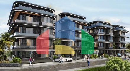 Квартира 1+1 в новом жилом комплексе в центре Алании