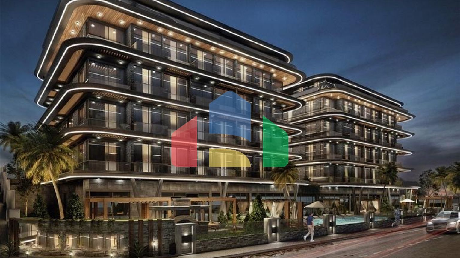 Квартира 1+1 в новом жилом комплексе в центре Алании