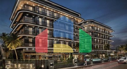 Квартира 1+1 в новом жилом комплексе в центре Алании